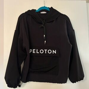 Peloton Black Kangaroo Pocket Hoodie